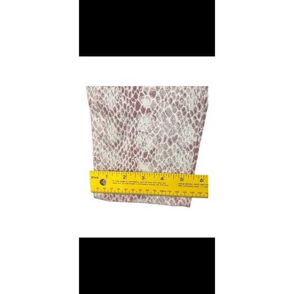 AG Adriano Goldschmied Prima Ankle Skinny Jeans Python Ivory Mauve NWT Size 31 - Picture 5 of 15